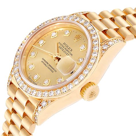 rolex brillantarmband|Rolex gold watches.